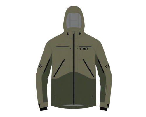 Куртка FXR Ridge Pro Trilaminate  с утеплителем Olive/Army, M