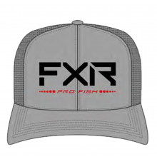 Бейсболка FXR Pro Fish Grey/Red, Plus