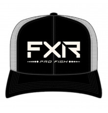 Бейсболка FXR Pro Fish Black/White, Adult