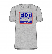 Футболка FXR Emblem Premium Grey Heather/Reflex, M