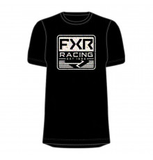 Футболка FXR Emblem Premium Black/Splatter, XL