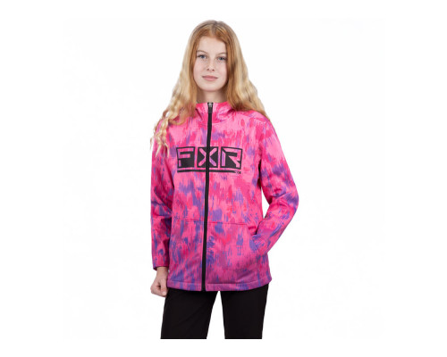 Куртка FXR Hydrogen Softshell без утеплителя Pink-Purple Fiber, XL