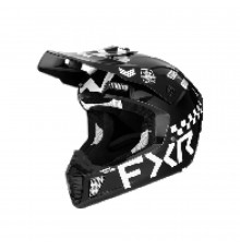 Шлем FXR Clutch Gladiator Black/White, M