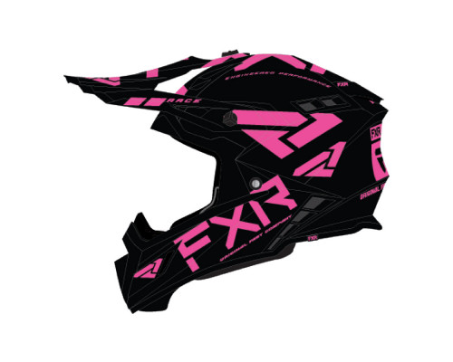 Шлем FXR Helium Race Div Black/Electric Pink, M