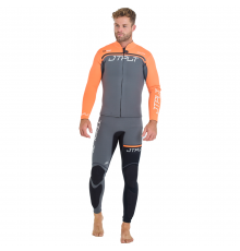 Комплект гидрокостюм и гидрокуртка JetPilot RX Vault Charcoal/Orange, XS