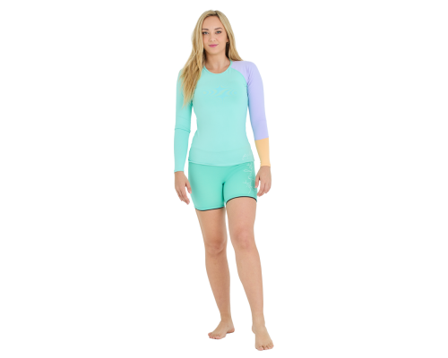 Лайкра JetPilot Pacer LS Rashie Teal, S