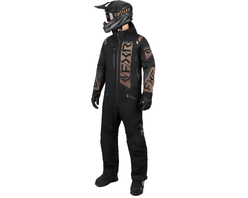 Комбинезон FXR Helium с утеплителем Black/Canvas, M