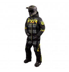 Комбинезон FXR Helium без утеплителя Charcoal Plaid/Black/Inferno, 3XL