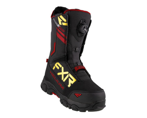 Ботинки FXR Helium BOA с утеплителем Black/Rust/Gold, 7/9