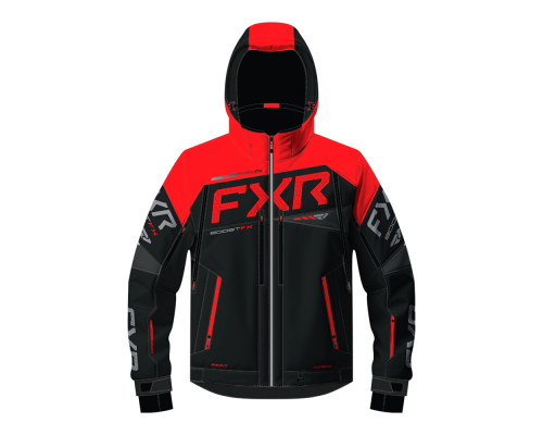 Куртка FXR Boost FX 2-in-1 без утеплителя Black/Red, L
