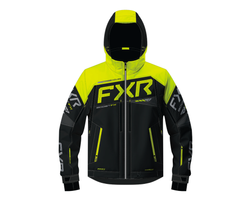 Куртка FXR Boost FX 2-in-1 без утеплителя Black/HiVis, M