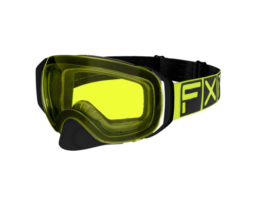 Очки FXR Ride X Spherical без подогрева Black/Hi Vis