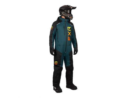 Комбинезон FXR Recruit F.A.S.T. с утеплителем Black/Drk Steel/Inferno, XL