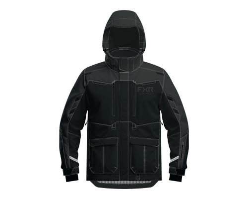 Куртка FXR Expedition Pro 2-in-1 F.A.S.T. с утеплителем Black Ops, L
