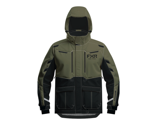 Куртка FXR Expedition Pro 2-in-1 F.A.S.T. с утеплителем Olive/Black, M