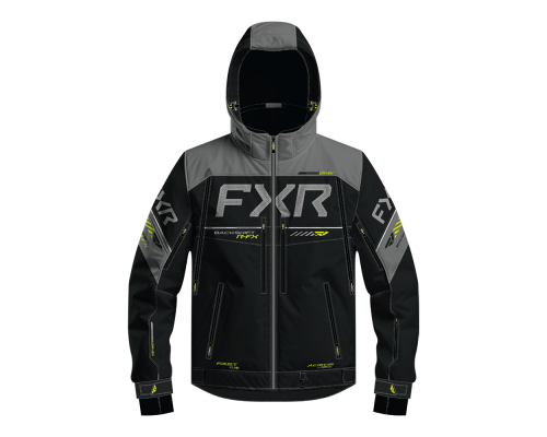 Куртка FXR Backshift R-FX 2-in-1 без утеплителя Black/Grey/HiVis, L