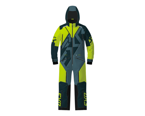 Комбинезон FXR Cold Cross CX без утеплителя Lt Steel/HiVis, M