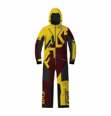 Комбинезон FXR Cold Cross CX F.A.S.T. с утеплителем Yellow/Oxblood, M