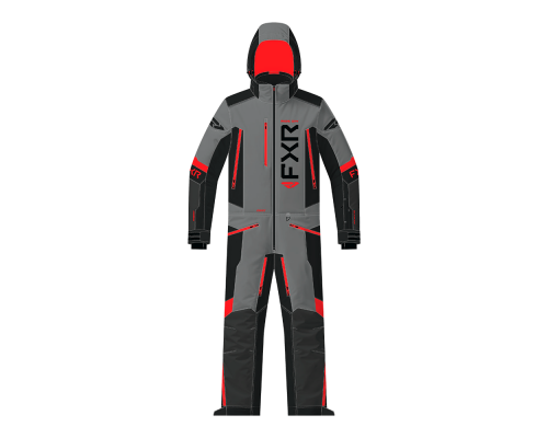 Комбинезон FXR Helium с утеплителем Titanium/Red, M