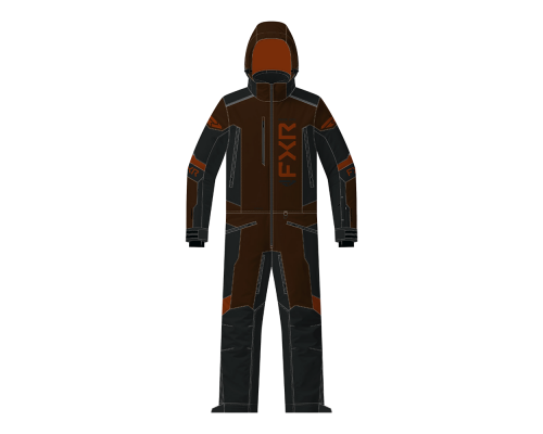 Комбинезон FXR Helium с утеплителем Kash/Black, S