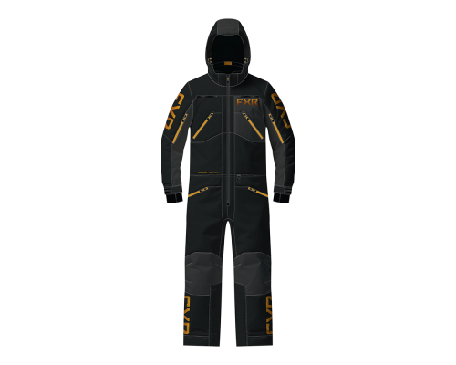 Комбинезон FXR Vertical MTX с утеплителем Black/Asphalt/Kash