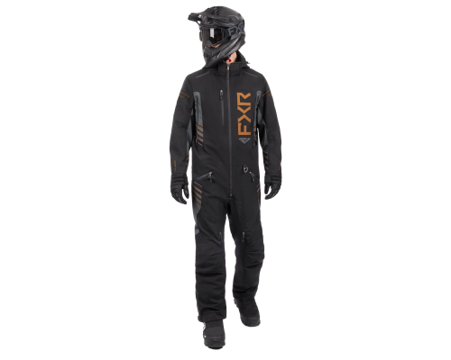 Комбинезон FXR Helium без утеплителя Black/Asphalt/Copper, L