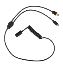 Кабель Klim eFire USB C 2-in-1 Black, One Size