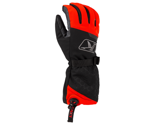 Перчатки Klim Powerxross Gauntlet Black/Fiery Red, LG