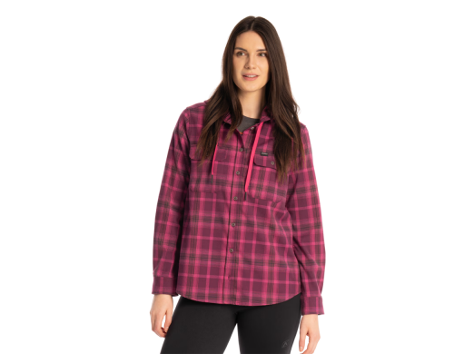 Толстовка Klim Ginny Mountain Midweight Stretch Flannel Italian Plum - Fuchsia Red, XS