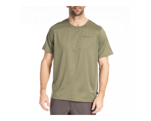 Футболка Klim Static Peak Bronze Green, LG