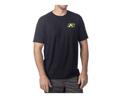 Футболка Klim Destination Tri-blend Black - Hi-Vis, XL
