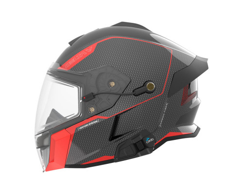 Шлем 509 Delta V Carbon Commander с подогревом Racing Red, MD
