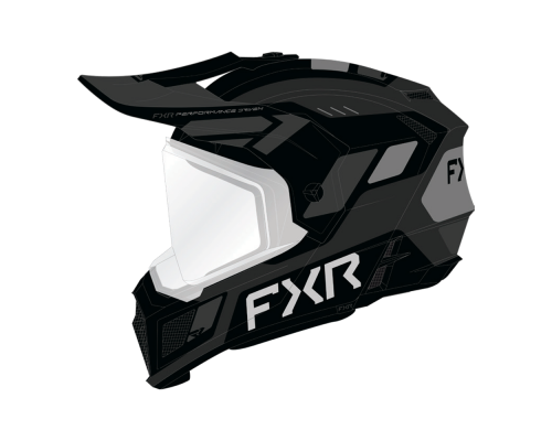 Шлем FXR Youth Clutch w/ Dual Shield Black Ops, M