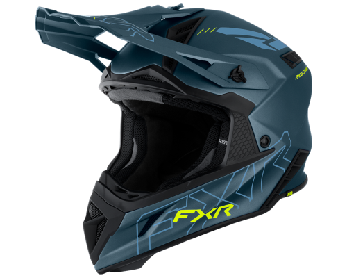 Шлем FXR Helium Prime Dark Steel/HiVis, XL