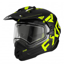 Шлем FXR Torque X Team с подогревом Black/Hi Vis, L