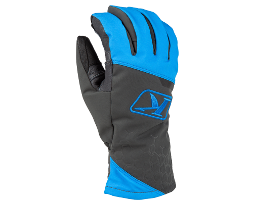 Перчатки Klim Powerxross Asphalt/Electric Blue Lemonade, LG