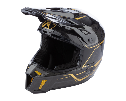 Шлем Klim F3 Carbon Pro Forged Gold Vein, MD