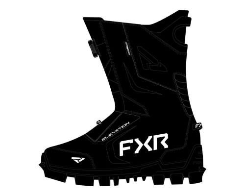 Ботинки FXR Elevation BOA с утеплителем Black, 10/12