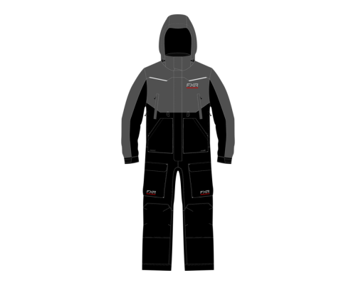 Комбинезон FXR Evolution F.A.S.T. с утеплителем Black/Char, S