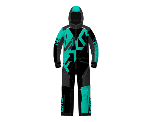 Комбинезон FXR Cold Cross CX F.A.S.T. с утеплителем Black/Asphalt/Mint, 2