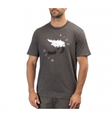Футболка Klim Ride Tri-blend Heathered Charcoal - Monument, LG