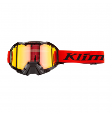 Очки Klim Viper Snow без подогрева OSFA Emblem Fiery Red/Black Light Smoke Red Mirror