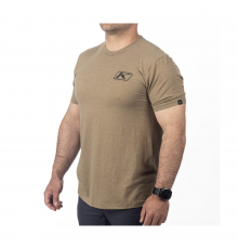 Футболка Klim Destination Tri-blend Coyote Brown Heather - Asphalt, LG
