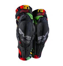 Защита колена EVS Slayco96 EXPLOSION RD/YEL/GRN, Large / X-Large