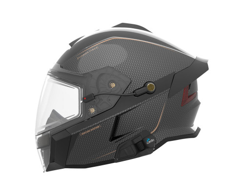 Шлем 509 Delta V Carbon Commander с подогревом Black Gold, 2X