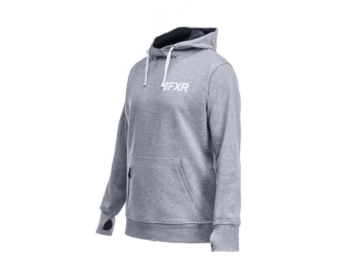 Толстовка FXR Freedom Grey Heather/White, L