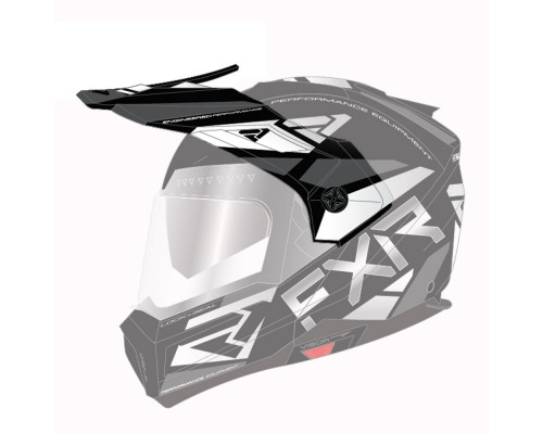 Козырек FXR Maverick Modular Team Black/Char/White