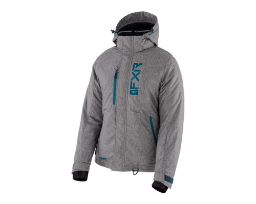 Куртка FXR Fresh с утеплителем Grey Linen/Ocean, 08