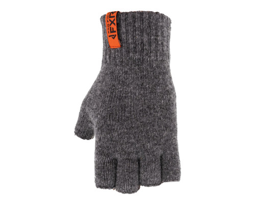 Перчатки FXR Half Finger Wool   Black, M