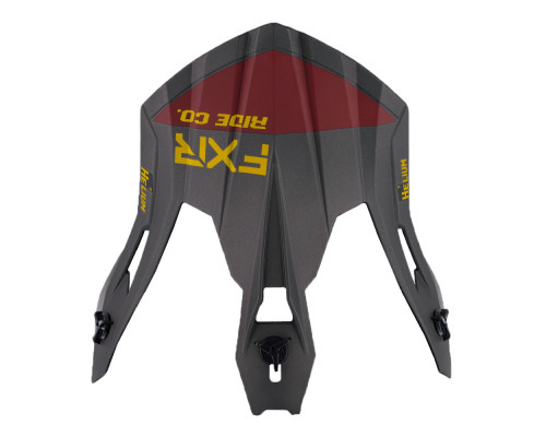Козырек FXR Helium Ride Co Char/Gold/Rust, OS